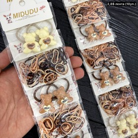 Дитячі резинки 10383 (Ціна за планшетку-10уп.)